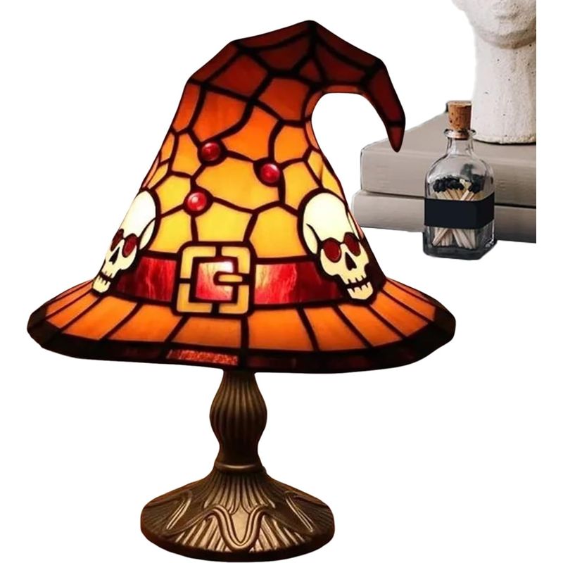 Halloween-hexenhut-lampe, Dekoratives Nachtlicht