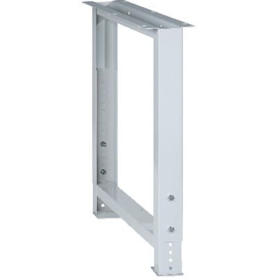 LISTA Werkbankfuß 80x725x700-1050mm RAL5012 Lichtblau - Höhenverstellbar