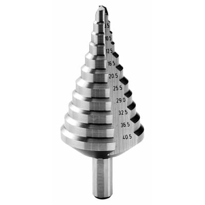 ISO-Stufenbohrer - ø 6,5 bis 40,5 mm - 678006 - Facom