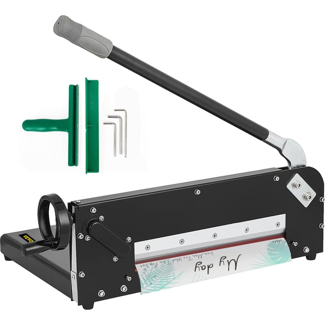 Mophorn - Vevor Papierschneider Sg-299a4 Papierschneidemaschine 63,5 X 36,3 X 40,6 Cm Papier Schneidegerät Zum Schneiden Von Papier Hebelschneider Pulverbeschichtung 45hrc Papierschneidegerät