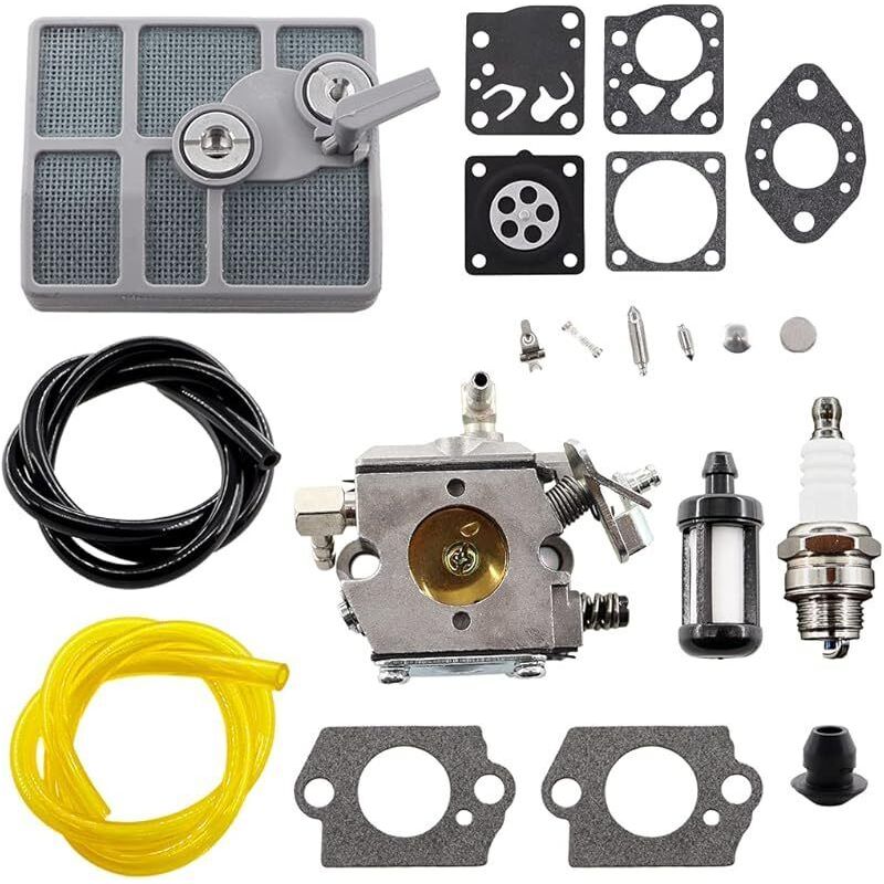 Vergaser Mit Zündkerze, Luftfilter Und Kraftstoffleitung Für Stihl 030, 031, 032 Av, 031av, 032av, 030av, 1113, 120, 0602, Walbro Wa-2 Und Wa-2-1 Kettensägen