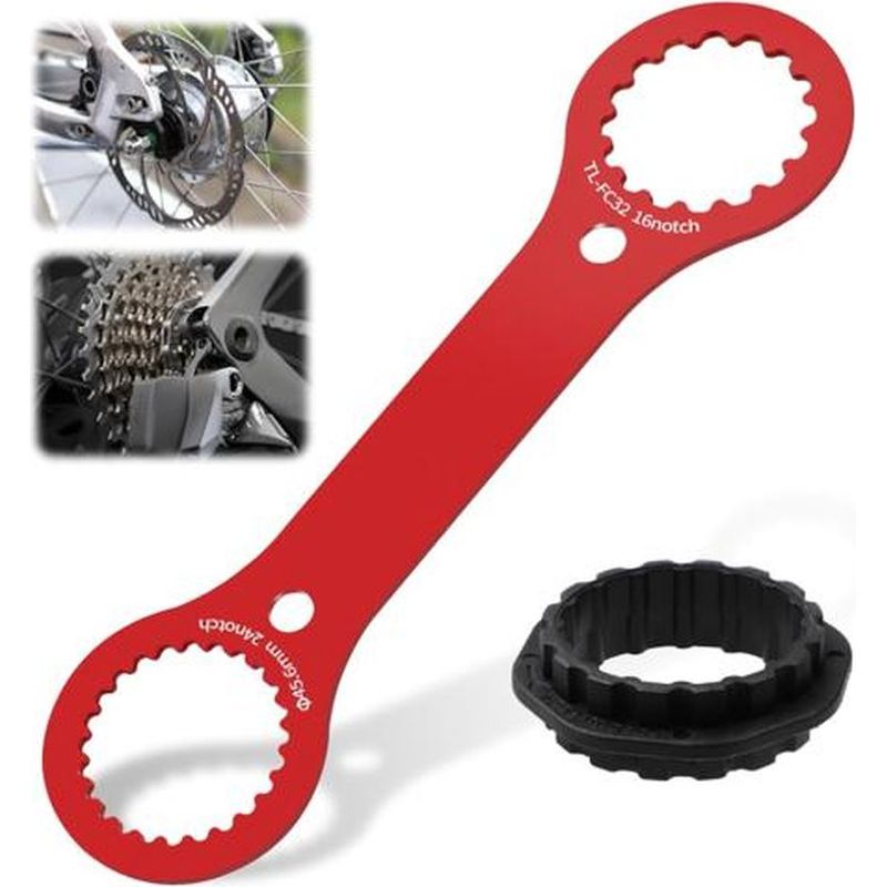 1-teiliger Fahrradkurbelschlüssel, Centerlock-werkzeug Dub/tl-fc24/fc25/fc32, Reparaturschlüssel Für Hohlachsenkurbeln, Für Radfahrer Und Mechaniker