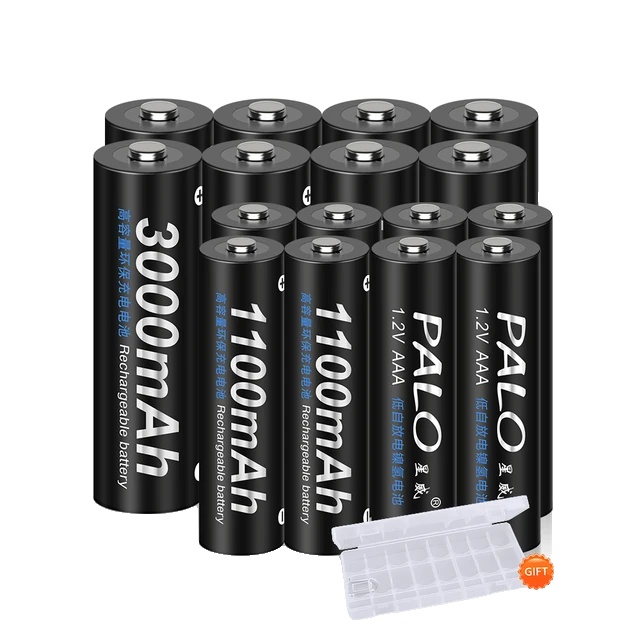 Wiederaufladbare Batterien, 3000 Mah Kapazität, Schnellladefunktion, 8 Aa-batterien