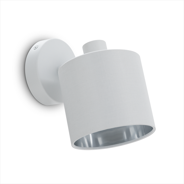 Paco Home - led Pendellampe Wandlampe Deckenlampe Wohnzimmer Esszimmer Schlafzimmer Uni E14 Weiß - Silber, Wandleuchte 1xE14