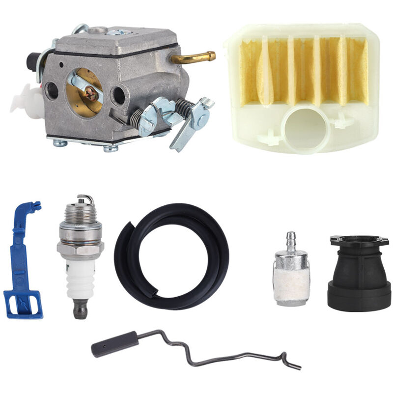 Vergaser- Und Zündkerzensatz Kompatibel Mit Husqvarna 350 346xp 353 340 345