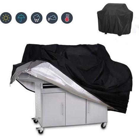 1 Schutzhülle Für Den Grill, Aus Strapazierfähigem 201d-polyester, Kompatibel Mit Weber Und Anderen Marken, Geeignet Für Den Ganzjährigen Einsatz Im Freien