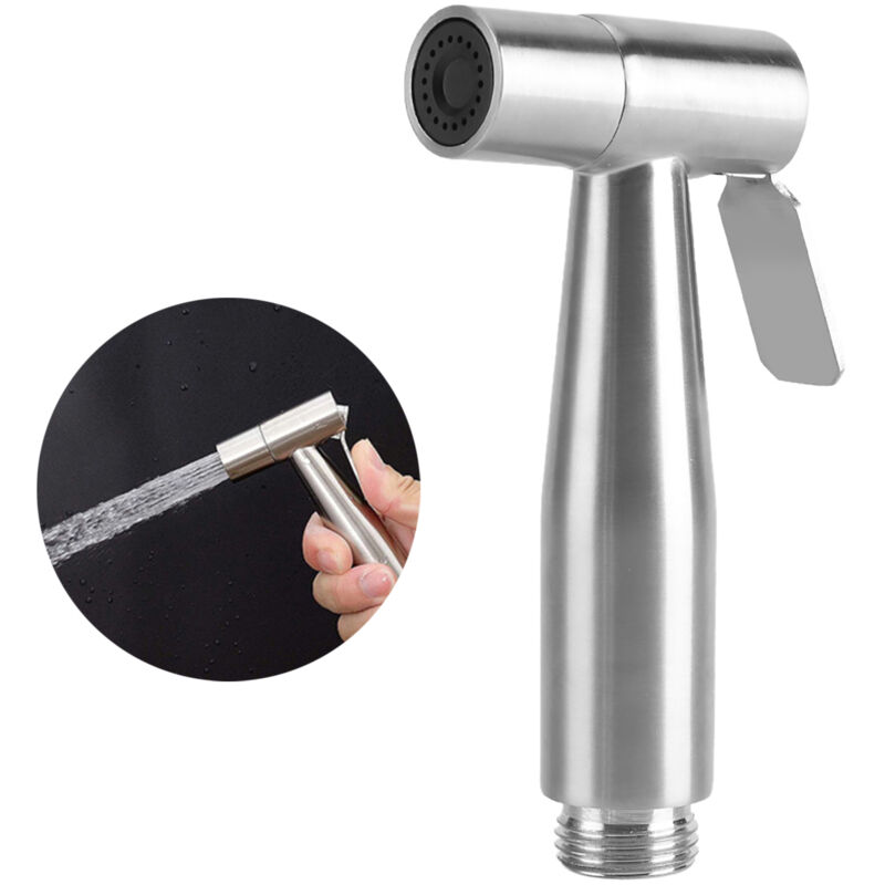 Tragbarer Bidet-sprühkopf Aus Edelstahl – Sprühkopf Für Toilette Und Badezimmer
