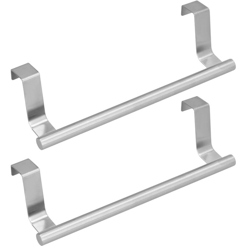 Set Mit 2 Handtuchhaltern Aus Edelstahl (36 Cm), Kein Bohren Erforderlich, Für Zuhause, Hotel Und Wohnung