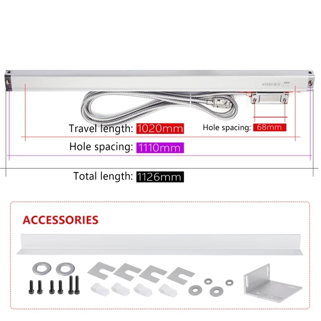Lineare Skala, Ttl-ausgang, Schutzart Ip54, Ka-300-1020 Mm