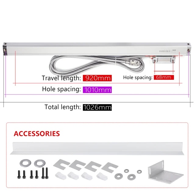 Lineare Skala, Ttl-ausgang, Schutzart Ip54, Ka-300-920 Mm