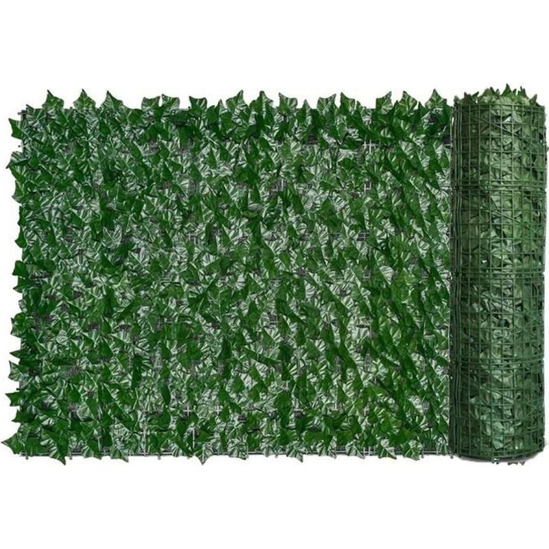 Künstliche Hecke (1 Paneel), Realistisches Grünes Laub, Dekorativer Zaun Für Balkon, Terrasse Und Veranstaltungen