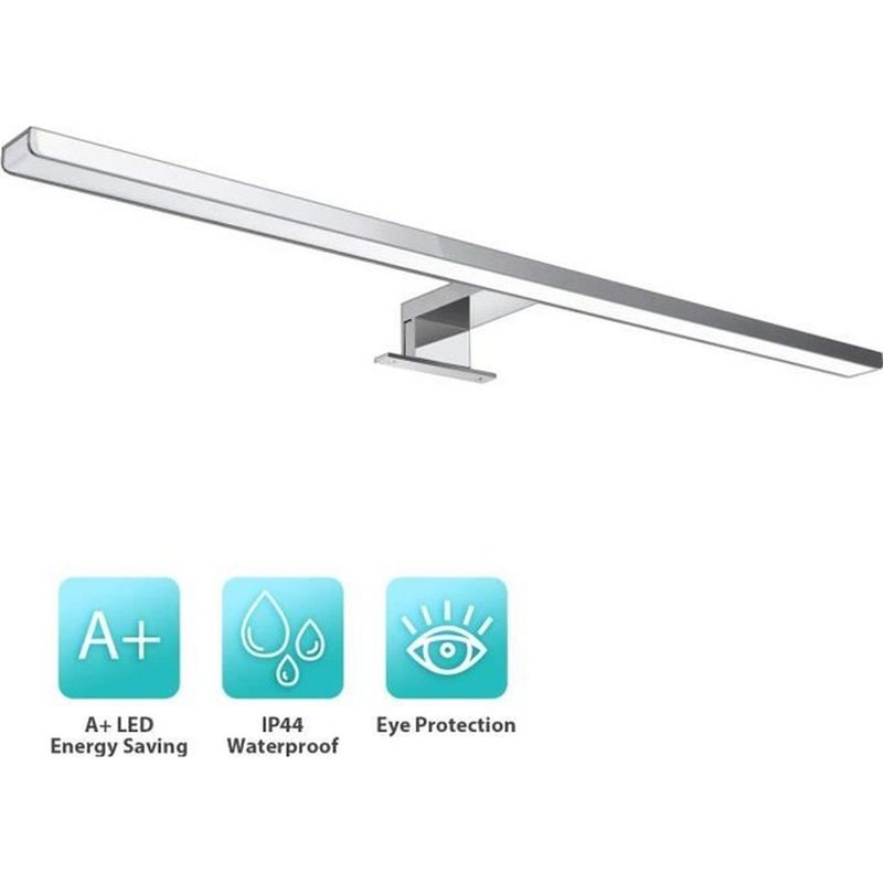 Led-wandleuchte, 60 Cm, Neutralweiß 4000 K, 800 Lm, Ip44, Für Badezimmerspiegel