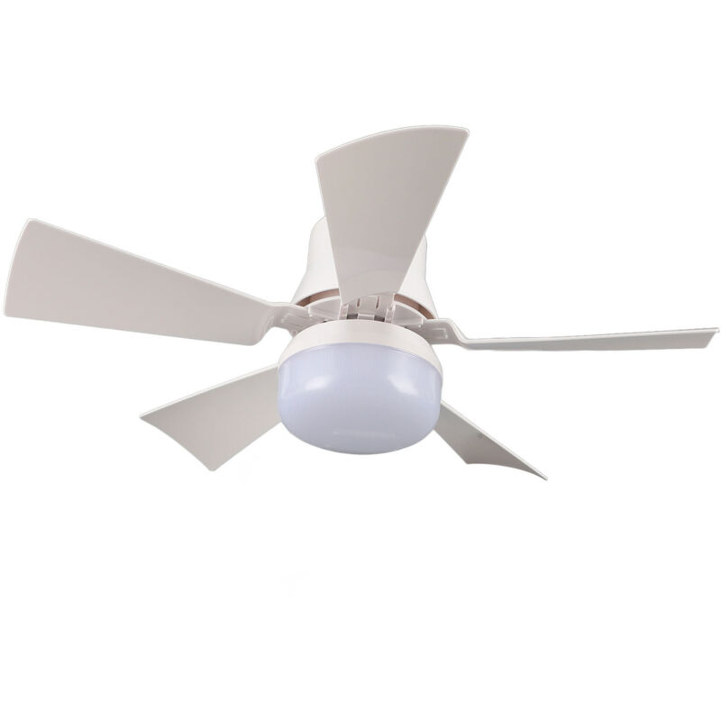 Deckenventilator Mit 3000k-6500k-lampe, Einstellbarer Helligkeit, 3 Geschwindigkeitsstufen, 3 Timern, E26-fassung