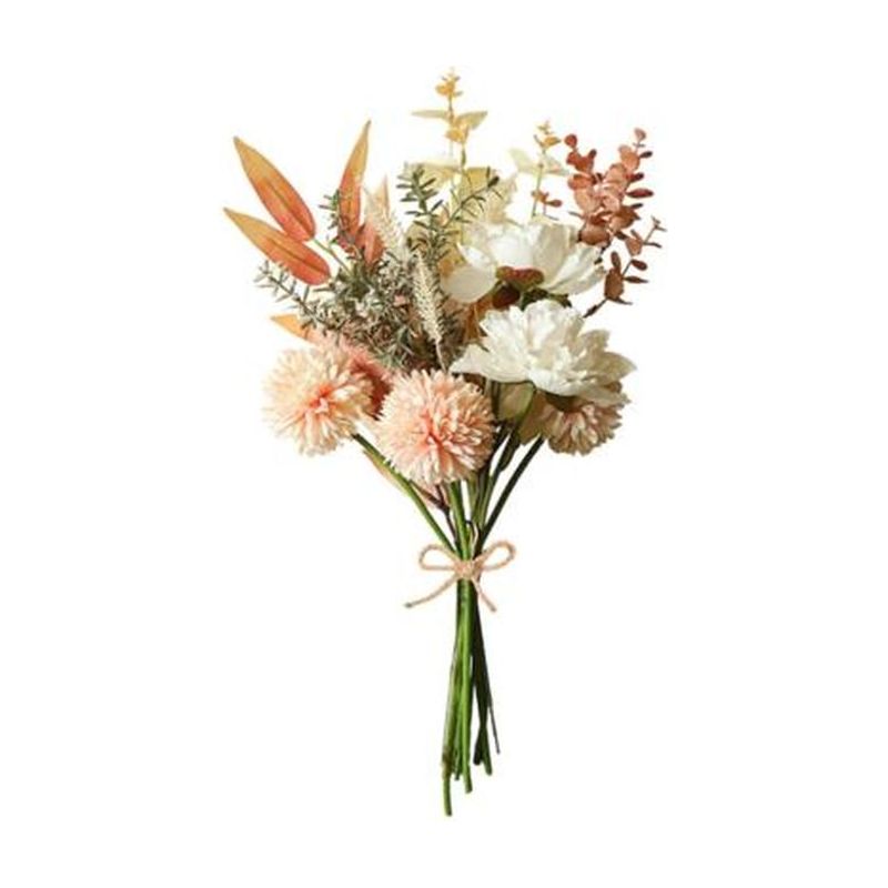 1 Strauß Eleganter Und Farbenfroher Künstlicher Seidenrosen-hortensien, Pflegeleicht, Für Heimdekoration Und Veranstaltungen