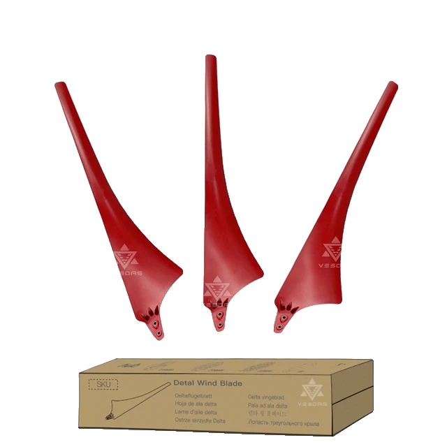 Windkraftanlagenflügel, Robustes Material, Aerodynamisches Design, 3 Delta Red