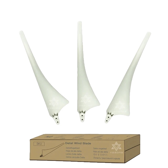 Windkraftanlagenflügel, Robustes Material, Aerodynamisches Design, 3 Delta White