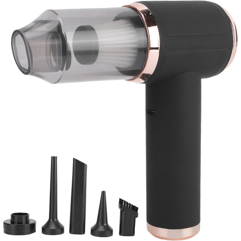 4-in-1 Akku-handstaubsauger Mit 45000 Pa Saugleistung, Gebläsefunktion, Usb-c-ladeanschluss Und Waschbarem Filter Für Zuhause, Büro Und Haustiere
