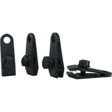 Set Mit 4 Pvc-klemmösen Zum Anschrauben, Für Planen Und Seilbefestigung