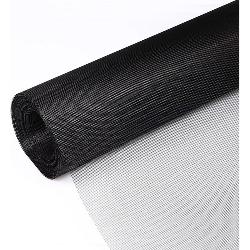 Rolle Haustiersicheres Fliegengitter, Schwarz, 150 Cm X 400 Cm, Für Fenster Und Türen