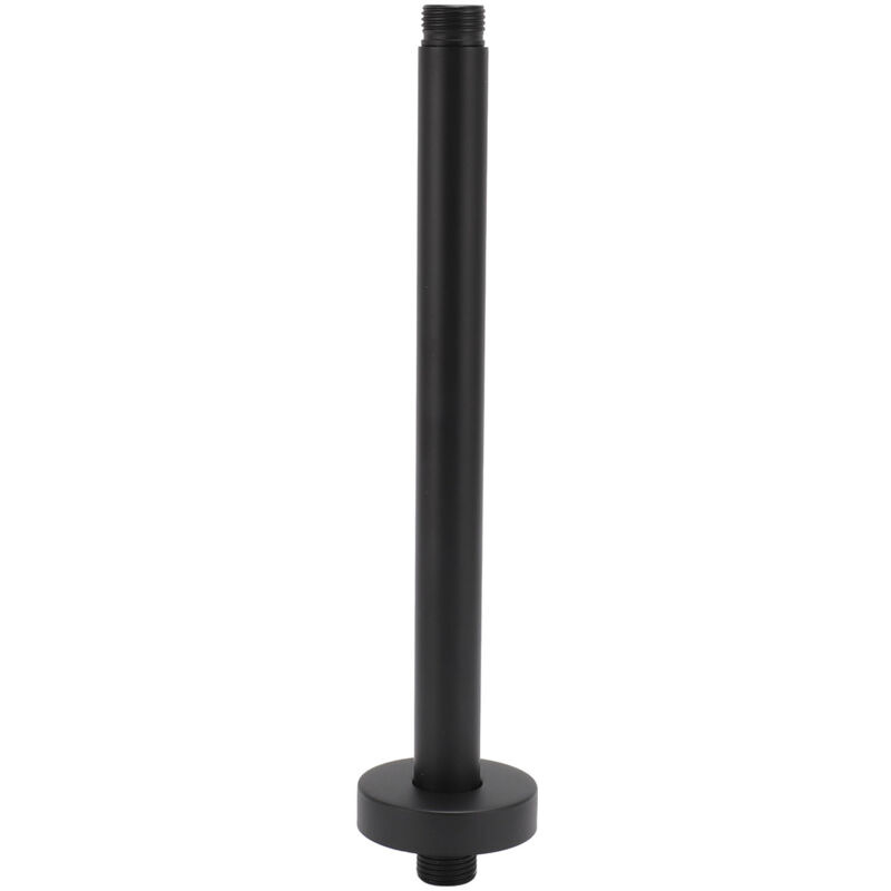 25 Cm Langer, Wandmontierter Duscharm Aus Mattschwarzem Edelstahl, Einfach Zu Montieren