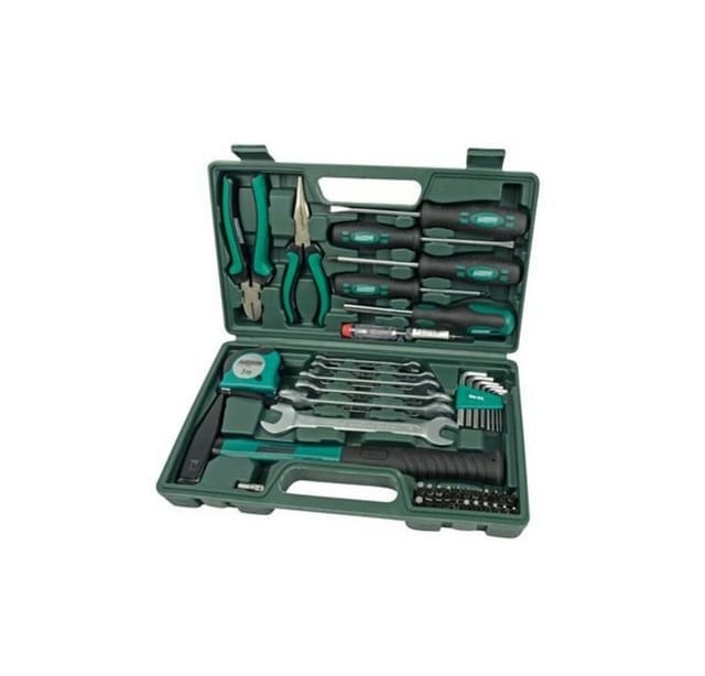 Brüder Mannesmann - M29032 Heimwerker Werkzeugkoffer bestückt (l x b x h) 335 x 335 x 195 mm