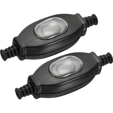 2 Kabelschalter, Ip65 Wasserdicht, Ein/aus-kippschalter, 250 V 3 A Wechselstrom, Für Lampen Und Elektrische Geräte