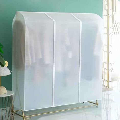 Durchsichtige Staubschutzhülle Mit Reißverschluss, Aufbewahrungshülle Für Kleidung, 100 X 50 X 150 Cm, Ideal Für Kleiderschrank Oder Kleiderständer