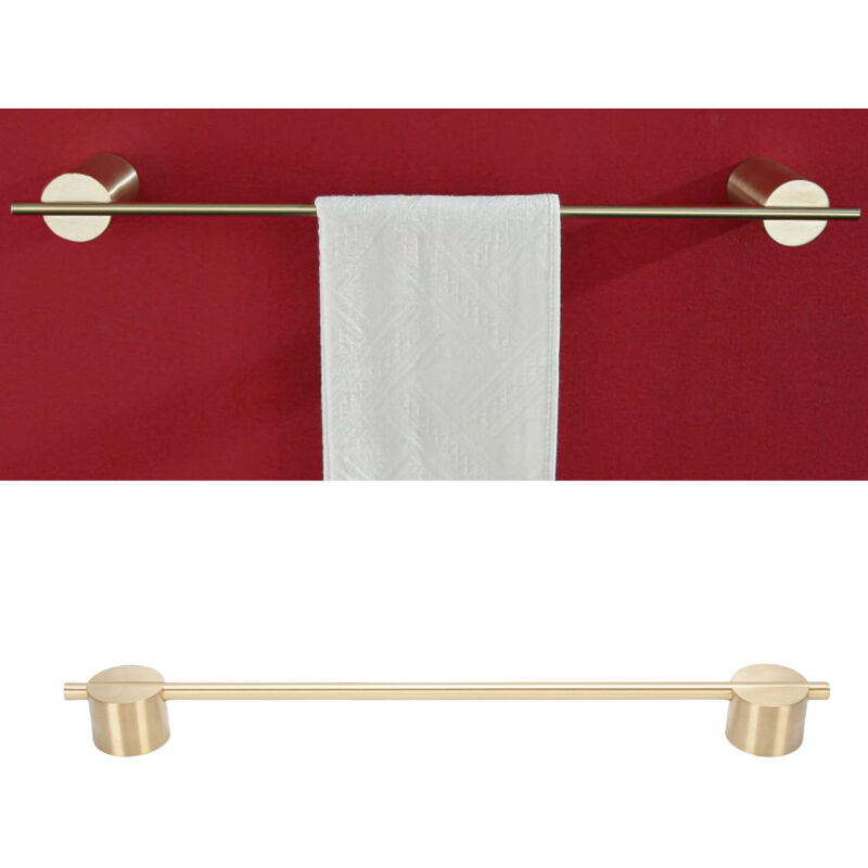 Minimalistischer, Platzsparender 50 Cm Handtuchhalter Aus Edelstahl, Wandhalterung Für Badezimmer