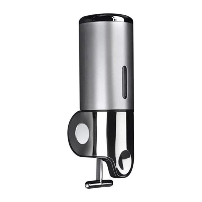 Wandseifenspender, Edelstahl, 400 Ml, Silberfarben, Für Bad Und Küche