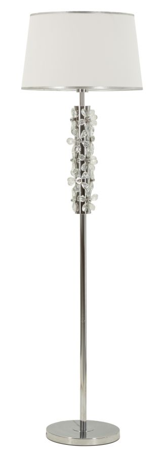 Blumen-stehlampe Silber Cm Ø 45x157