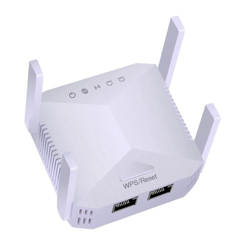 Wlan-repeater, Dualband (5 Ghz Und 2,4 Ghz), 1200 Mbit/s Geschwindigkeit, Gigabit-ethernet-anschluss, Wps-taste, Für Zuhause Und Büro