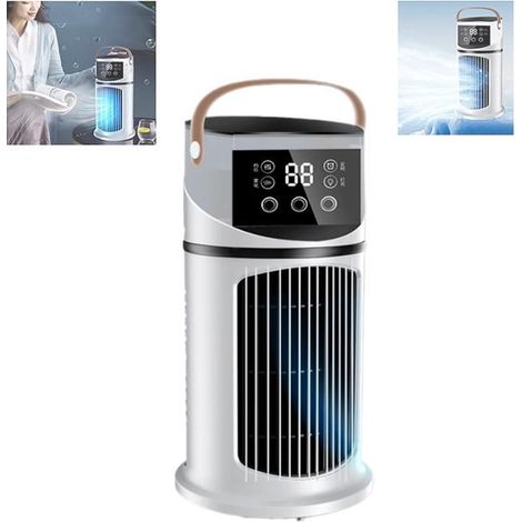 4-in-1 Tragbarer Ventilator-klimagerät – Leise Mit 9 Geschwindigkeitsstufen – Optimierte Kühltechnologie Für Wohn- Und Gewerberäume