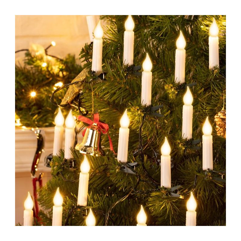 30 Lichterketten, Led-schwimmkerzen, 8 Modi, Fernbedienung, Ip44 Wasserdicht, Für Garten Und Außenbereich
