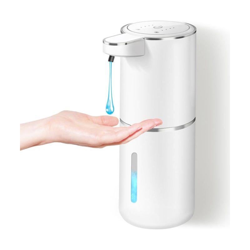 1 Automatischer Seifenspender, Usb-c-aufladbar, 380 Ml, 4 Einstellbare Durchflussstufen, Berührungslos, Badezimmer