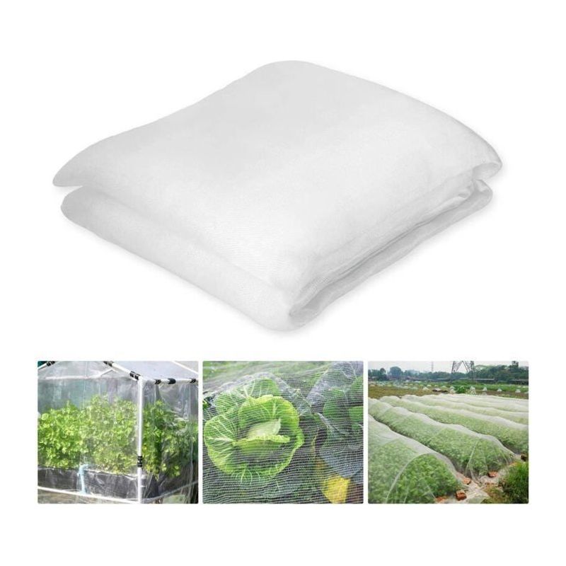 1 Schutznetz, 3 X 6 M, Feinmaschig, Insektensicher, Uv-beständig, Für Garten, Gemüsebeet, Gewächshaus