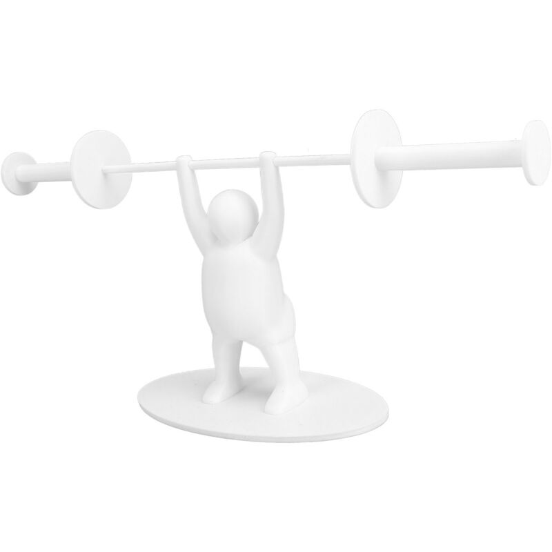 Witziger Toilettenpapierhalter In Form Eines Gewichthebers – Freistehender 3d-drucker – Originelle Badezimmerdekoration