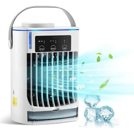 Tragbare 4-in-1-klimaanlage Für Wohnmobile – 3 Geschwindigkeitsstufen – 500-ml-wassertank – Leise Und Kompakt