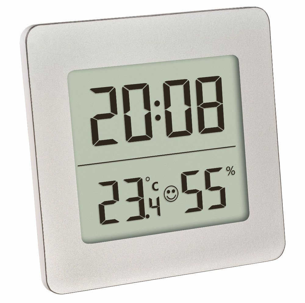 TFA Digitales Thermo-Hygrometer 30.5038.54, silber