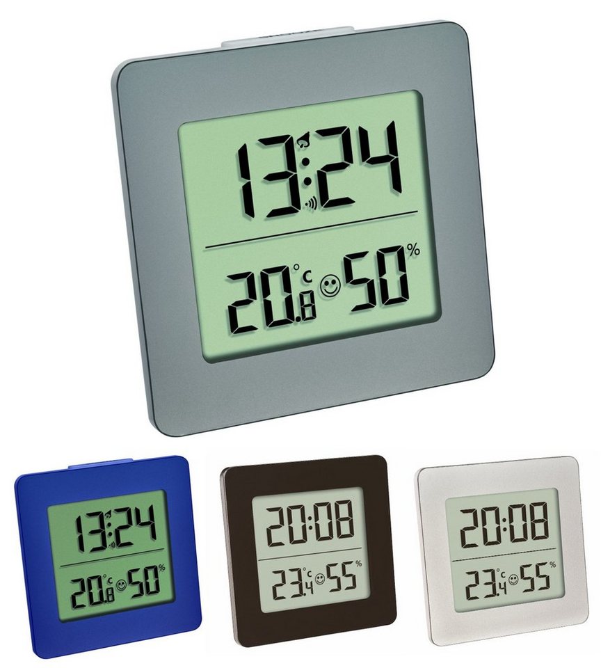 TFA Digitales Thermo-Hygrometer 30.5038.54, silber Bild 2