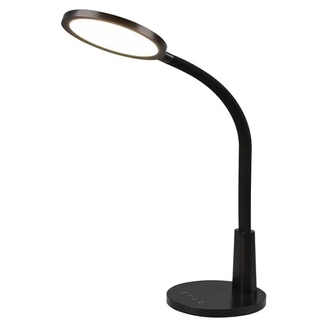 Led Schreibtischleuchte sally Flexibel touch Dimmer Schwarz, Höhe 36cm