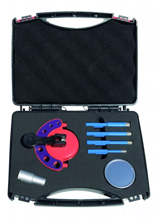 Diam Industries - Kronen-Set M14 ø 6 - 8 - 10 und 12 mm -Für Nassbohrer - SX-1100 M14