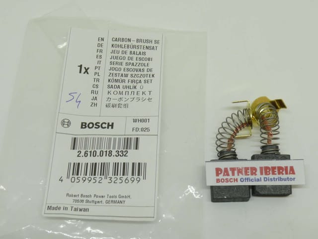 Original-Ersatzteil Bosch 2610018332 Kohlebürstensatz für gts 10 j und gts 10 xc