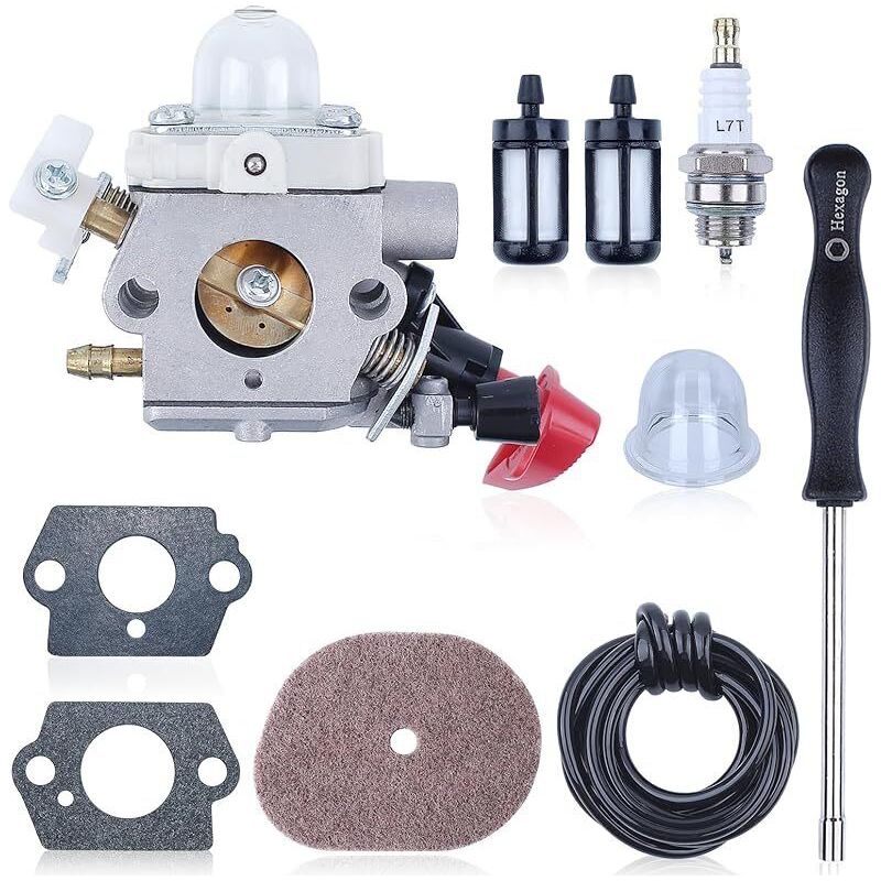 Vergaser-reparatursatz Für Stihl Fs56, Fs70 Und Km56, Bestehend Aus Vergaser, Luftfilter, Kraftstofffilter, Kraftstoffleitung Und Zündkerze. Ersatzteile Für Freischneider.