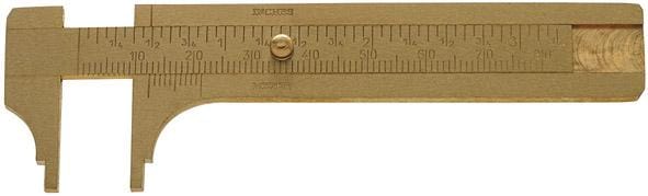 Knopfmaß Messing abgesetzt 80mm - Fortis