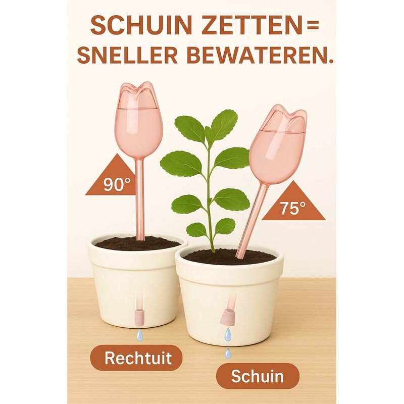 4er-pack Automatische Bewässerungsbirnen Für Pflanzen, Geeignet Für Zimmer- Und Gartenpflanzen, Bewässerungsstäbchen Für Den Urlaub