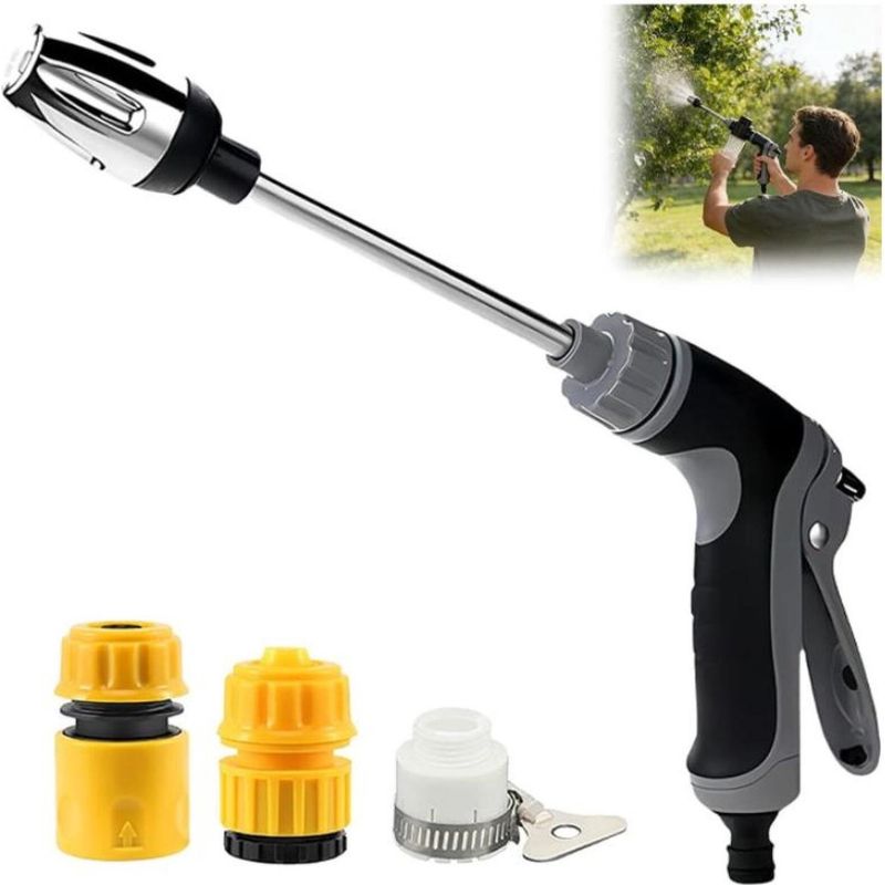 Hochdruckreiniger – Turbo-waschpistole – Autowaschpistole – Mit 3 Aufsätzen – Sprühpistole – Mehrfachsprühgerät – Für Gartenbewässerung Und Autowaschanlagen