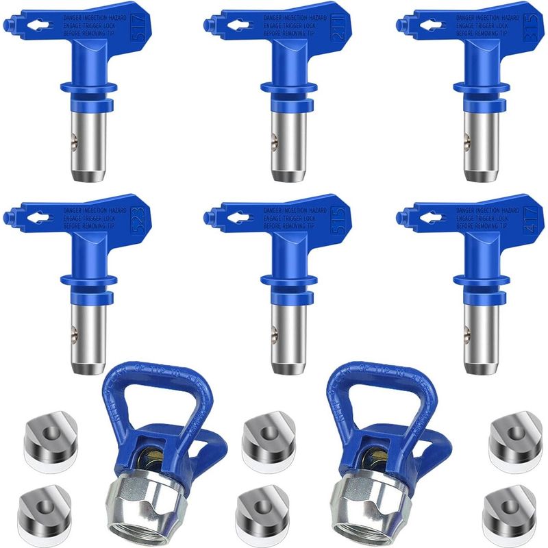 6 Reversible Airless-sprühdüsen Für Hochdruck-farbspritzgeräte (typen 211, 315, 417, 515, 517, 523)