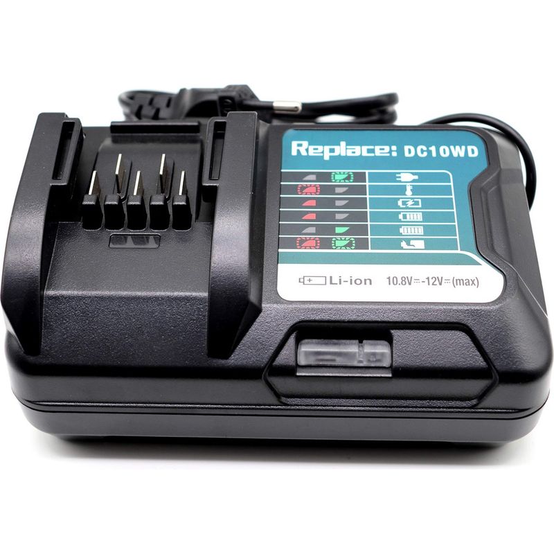 Geeignet Für Die Ladegeräte Dc10wd, Dc10sb Und Dc10wc (12 V Und 10,8 V), Kompatibel Mit Den Makita 12-v-akkus Bl1021b, Bl1041b, Bl1015, Bl1016 (197396-9), Bl1040b Und Bl1040 (197406-2).