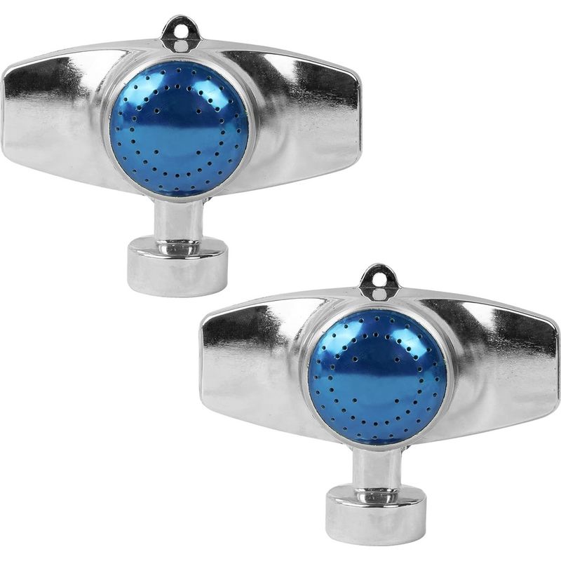 Rundum-metallsprenger Mit 360°-spannweite, 2er-set, Zur Bewässerung Kleiner Bereiche Im Garten, Auf Dem Rasen Und Im Gemüsebeet, Reichweite Bis Zu 9 Meter (blau)