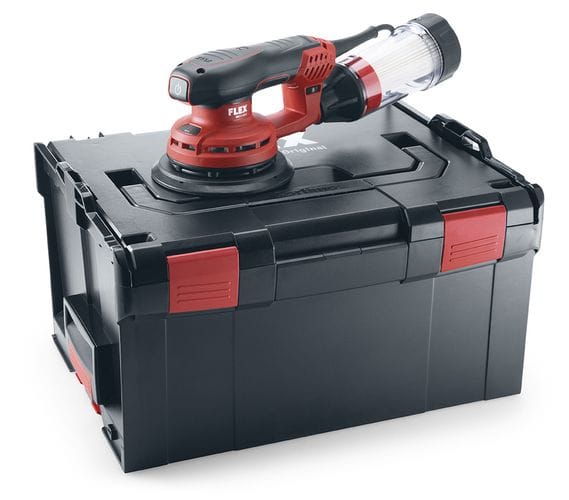 Flex - Exzenterschleifer ore 3-150 ec, 400 Watt + Drehzahlregulierung, Ausführung: 486809, inkl. L-Boxx